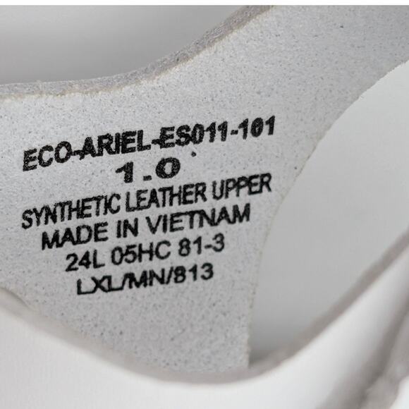 Footmates Eco-Ariel Velcro Sandal Adjustable Strap Kids' White Size US1 - Picture 7 of 11